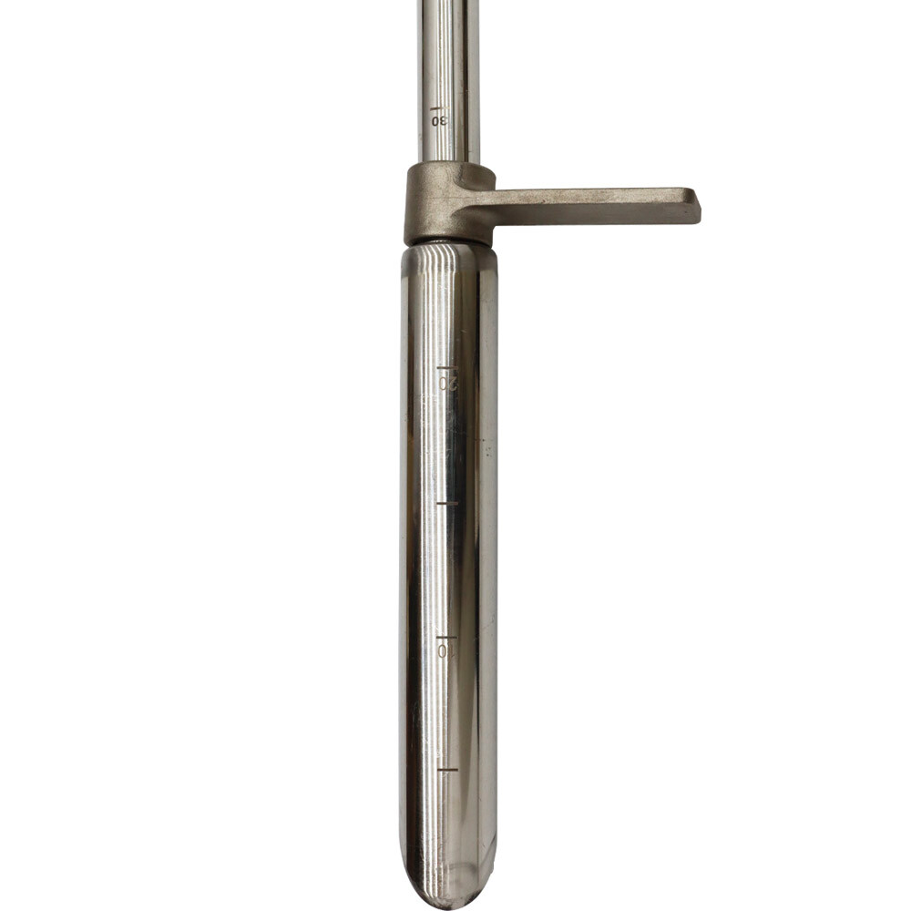 40' Long Stainless Steel Soil Probe Sampler Sampling Tool with Foot Peg