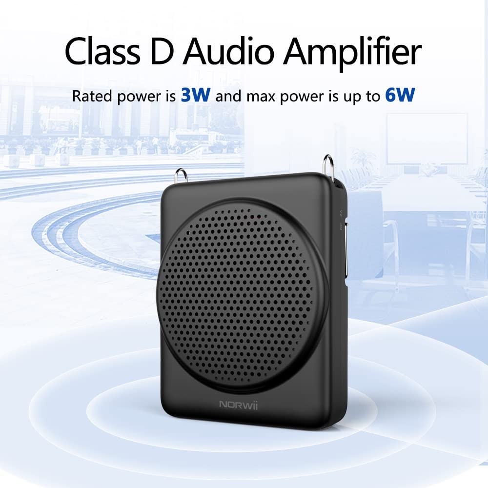 Mini Voice Amplifier Microphone Headset, 3 Hours Quick Charging and up to 30 ...
