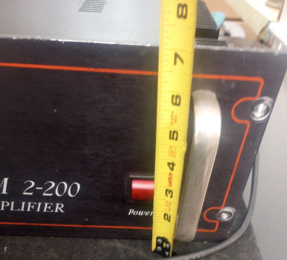 Randall RRM 2-200 Power Amplifier working