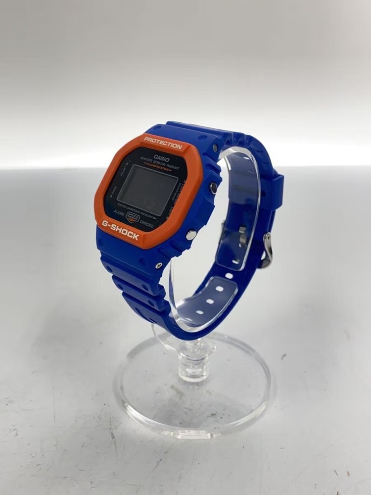 CASIO Quartz Watch G SHOCK Digital Rubber BLU SS