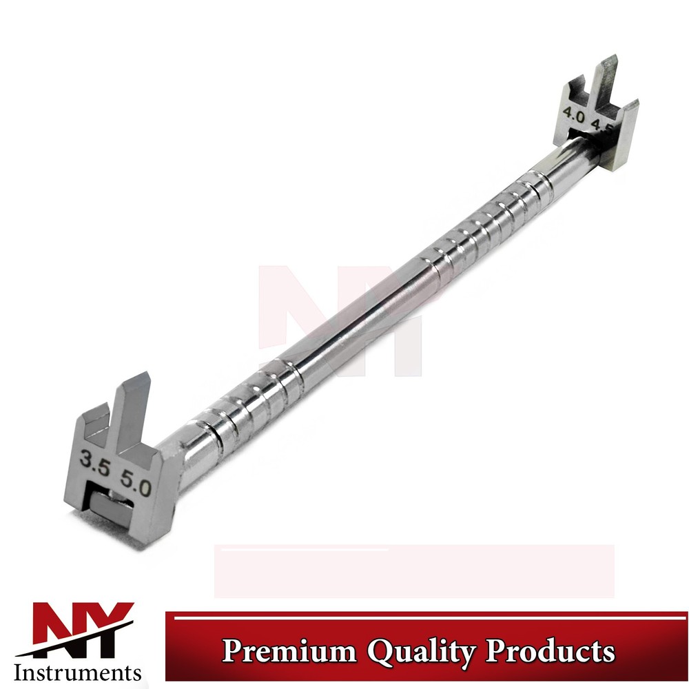 Bracket Positioning Gauge Moveable Head Adjustable Height Dental Instruments