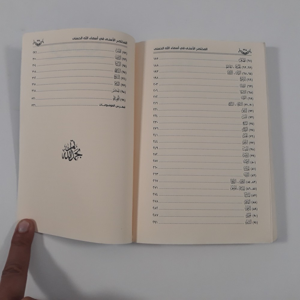 Islamic Arabic God Names المختصر الأسني في أسماء الله الحسنى اللاه الرحمن الرحيم
