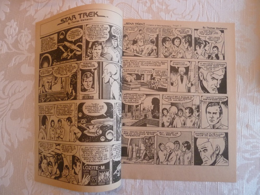 STAR TREK / Nostalgia World Comic Section / 1981 #7 Kirk Spock