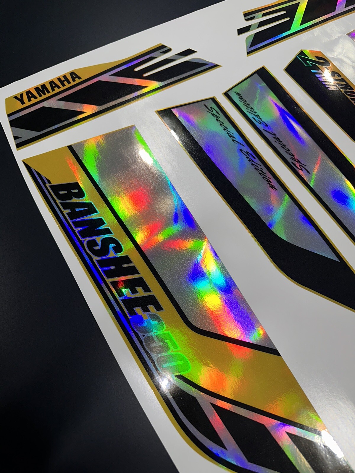 2006 YAMAHA BANSHEE FULL GRAPHICS KIT HOLOGRAPHIC FINISH