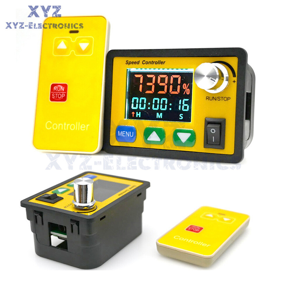 DC6-55V 30A Brush Motor Speed Controller LCD Digital Wireless Remote Control DIY