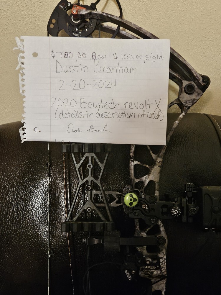 2020 Bowtech Revolt X