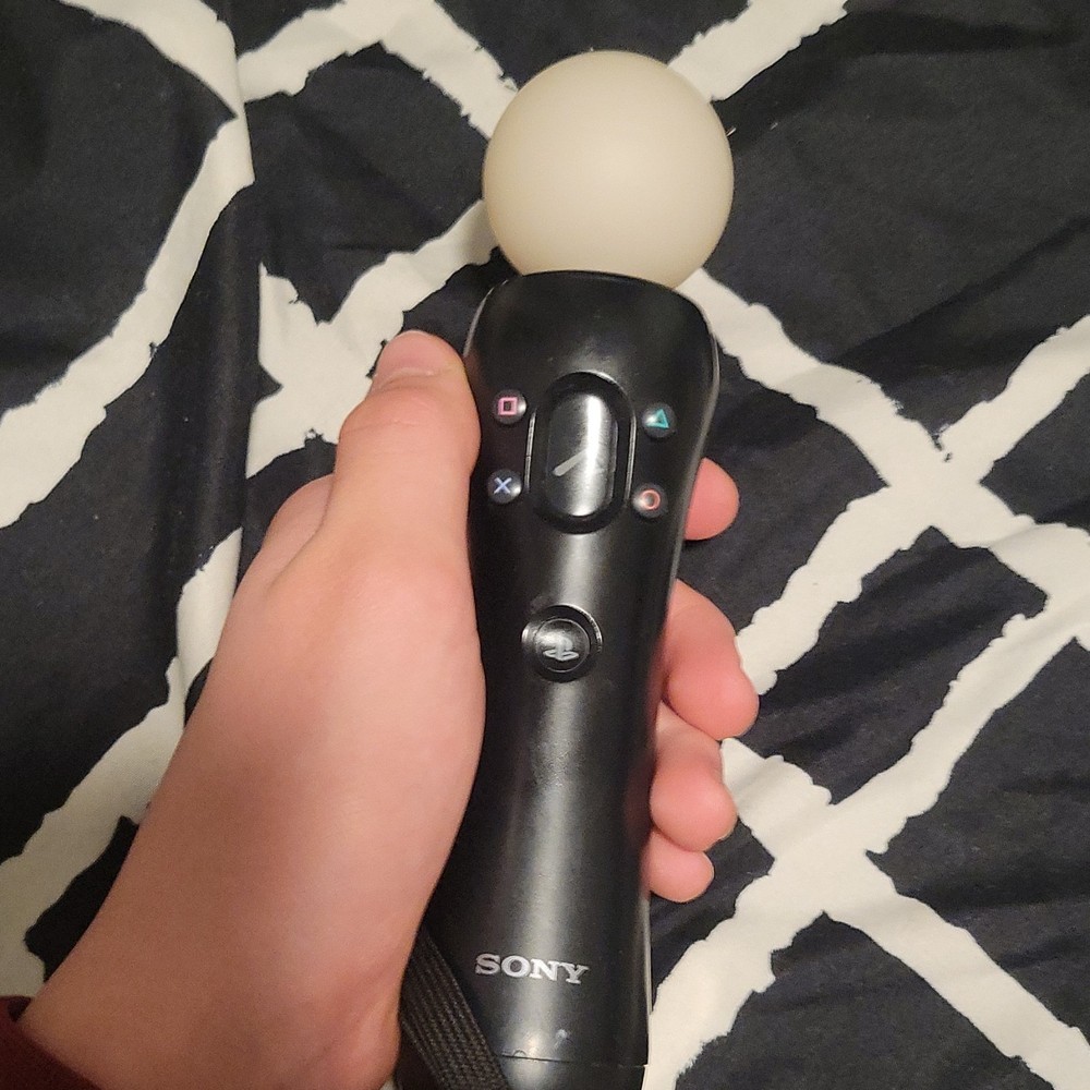 Sony CECH-ZCM1U PlayStation Move Motion Controller Black Wireless for PS3 PS4