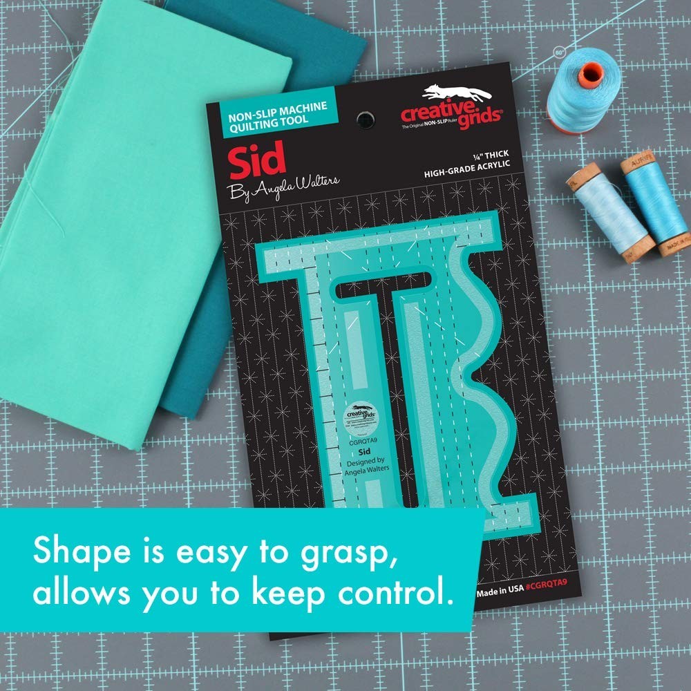 Expert-Approved Sid Acrylic Quilting Template - Free-Motion & Unique Patterns