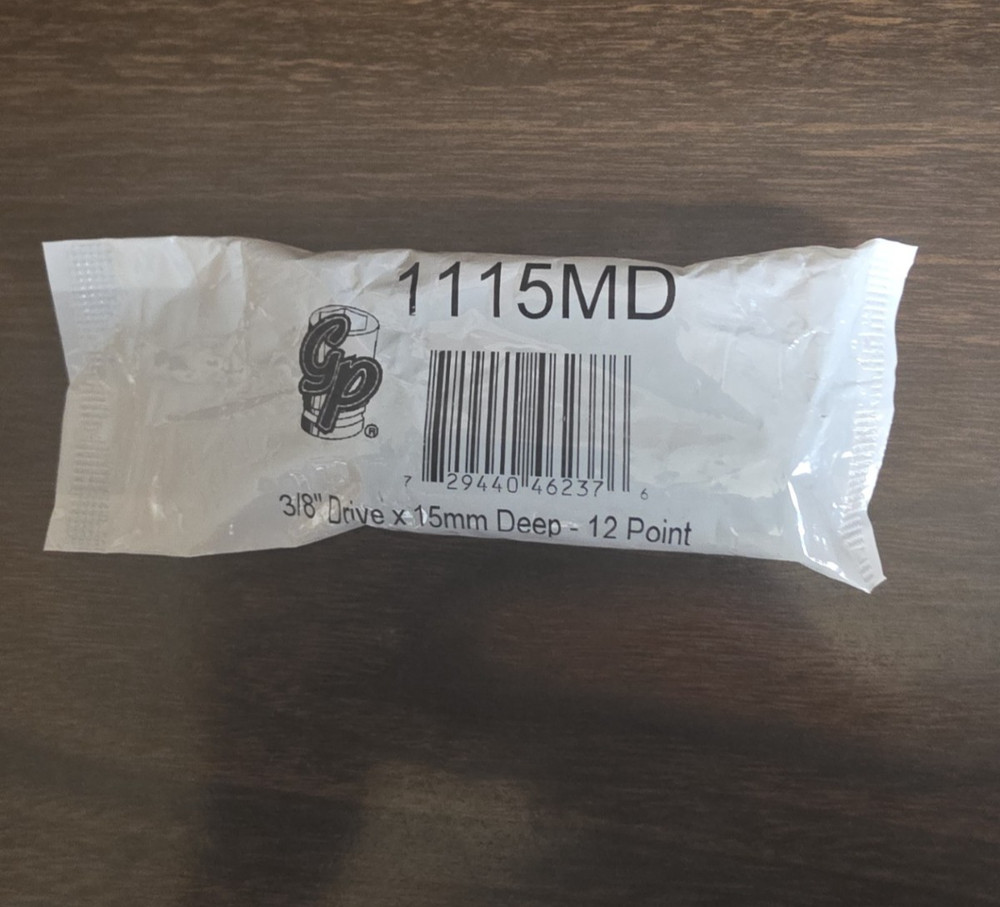 Grey Pneumatic 1115MD 3/8" Drive x 15mm Deep - 12 Point Socket