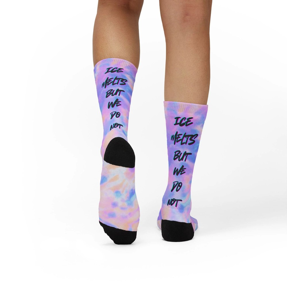 Ice Melts Tie-Dye Crew Socks