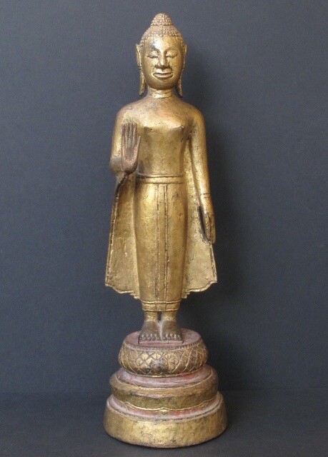 Old Wooden Buddha, Thailand