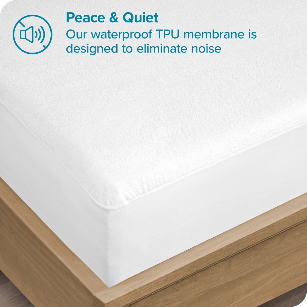 Waterproof Hypoallergenic Bed Bug Resistant Mattress Protector Cover