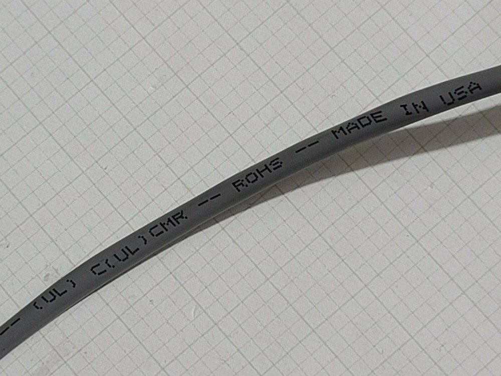 Carol E2034S 18/4C Shielded Bare Copper Sound/Security Cable Riser Gray /50ft