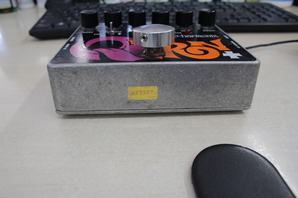 Rare Electro-Harmonix Q-Tron+ Plus Envelope Filter Pedal w/ Power Plug