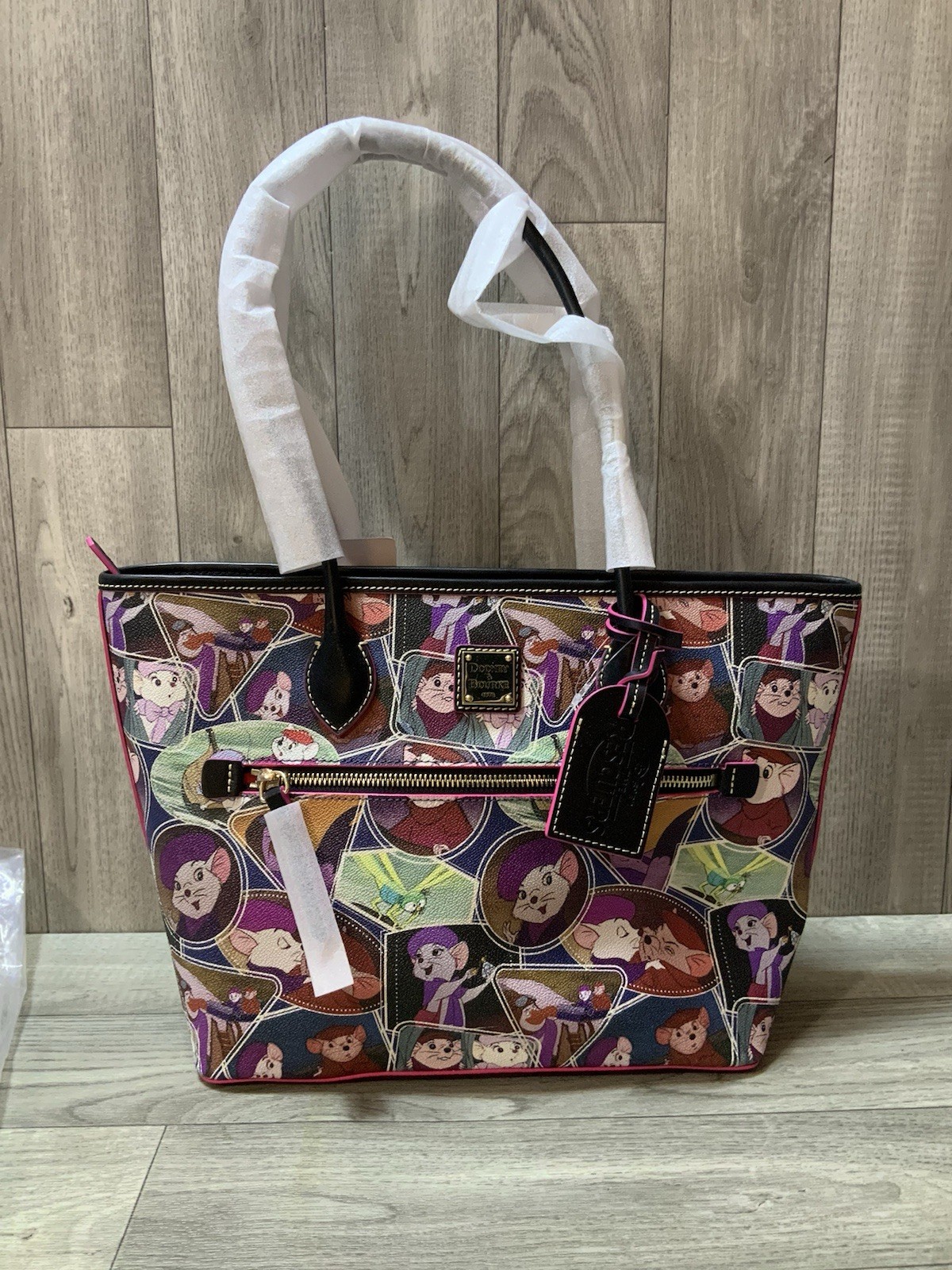 Dooney & Bourke Disney The Rescuers Tote Bag Purse NWT