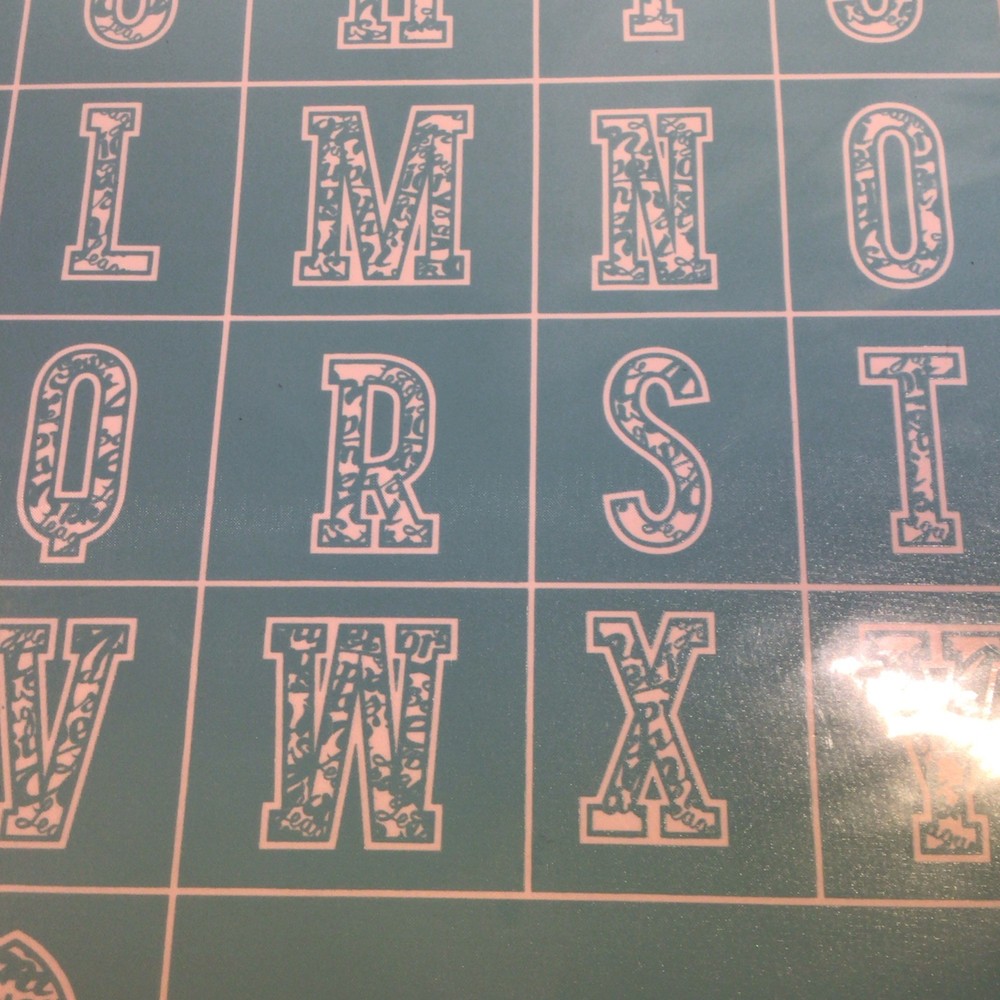 Chalk Transfers 4 Different Alphabets