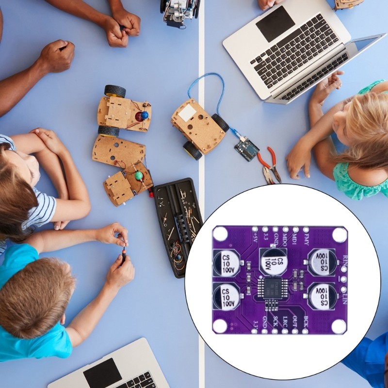 PCM1808 Single Ended Input Board Integrated Stereo Decoding Amplifier Circuit