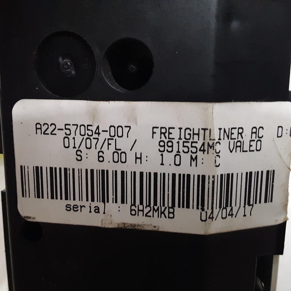 2017 Freightliner temperature