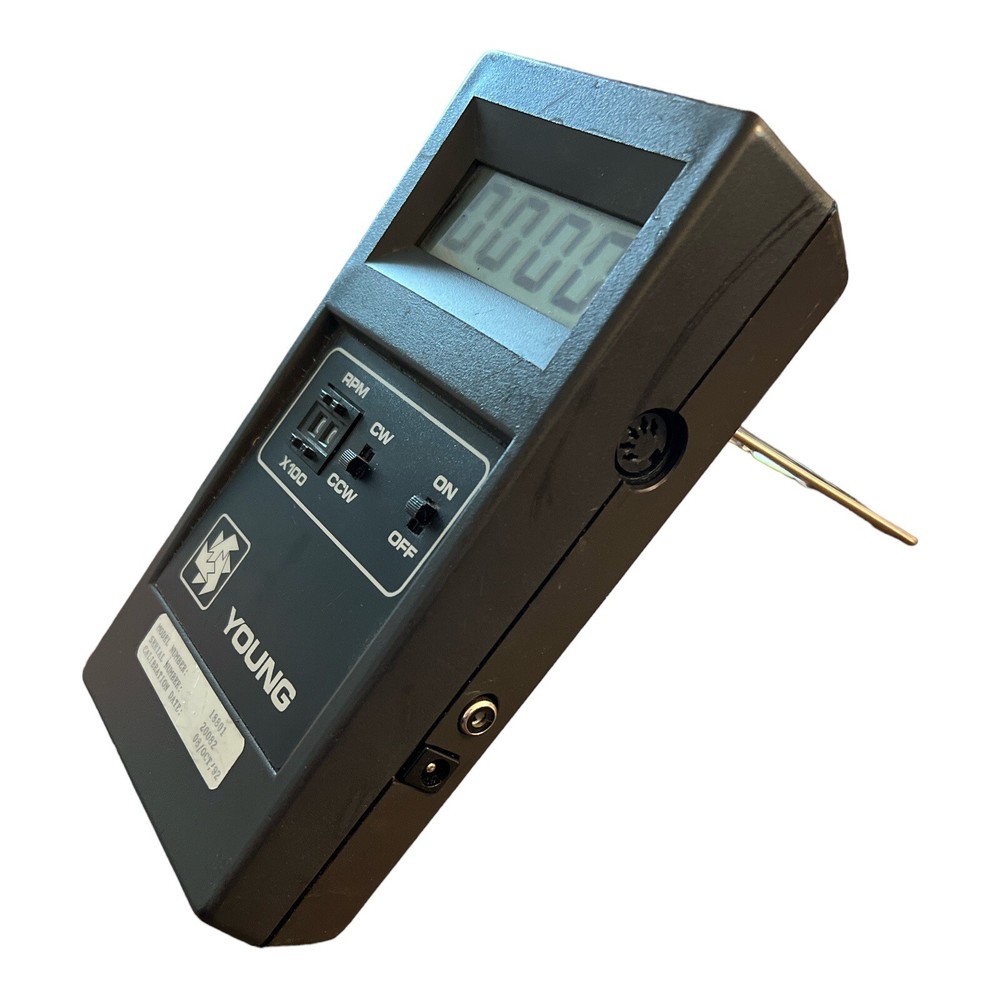 RM Young Selectable Speed Calibrating Unit Model 18801 Black