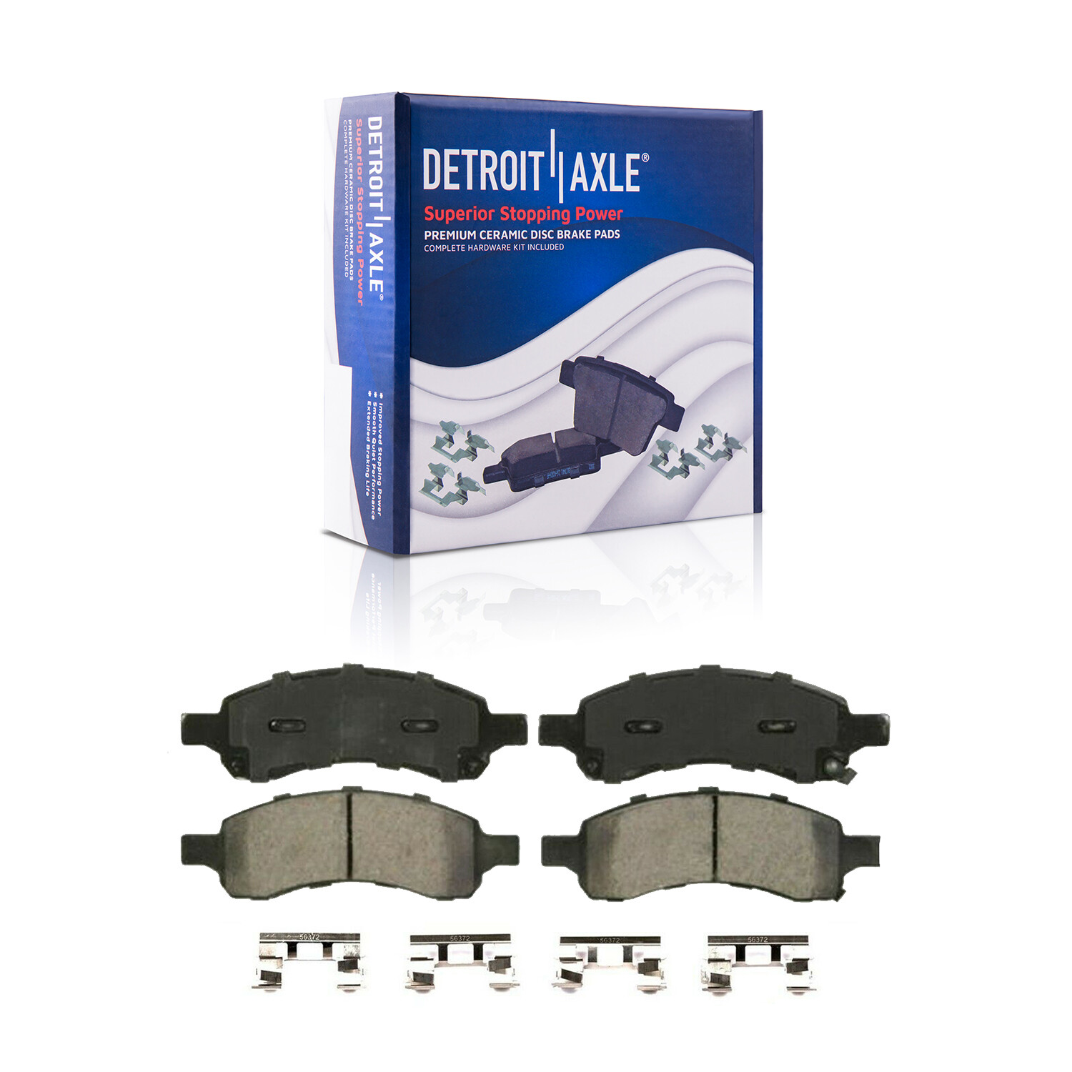 For Buick Enclave Chevy Traverse Acadia Outlook Front & Rear Ceramic Brake Pads