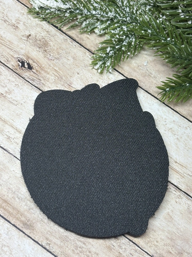 PVC Tactical Patch - It's Fine Patch - Morale Funny Cat And Coffee Patch