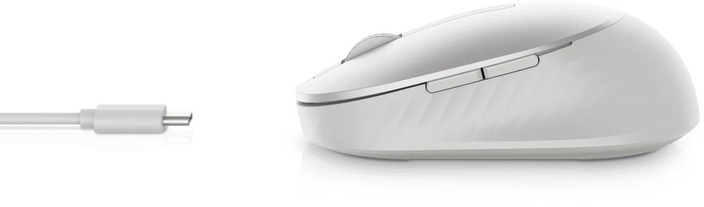Dell Pro Premium Compact Mouse - MS7421W - Platinum Silver - Rechargeable