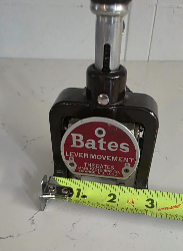 Vintage Bates Multiple Movement Numbering Machine Stamp 6 Wheels Style E
