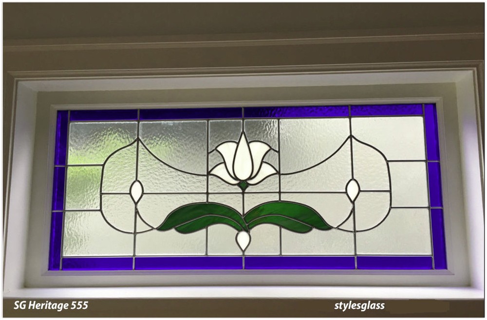 Stain glass window  19" x 44 "   WoW