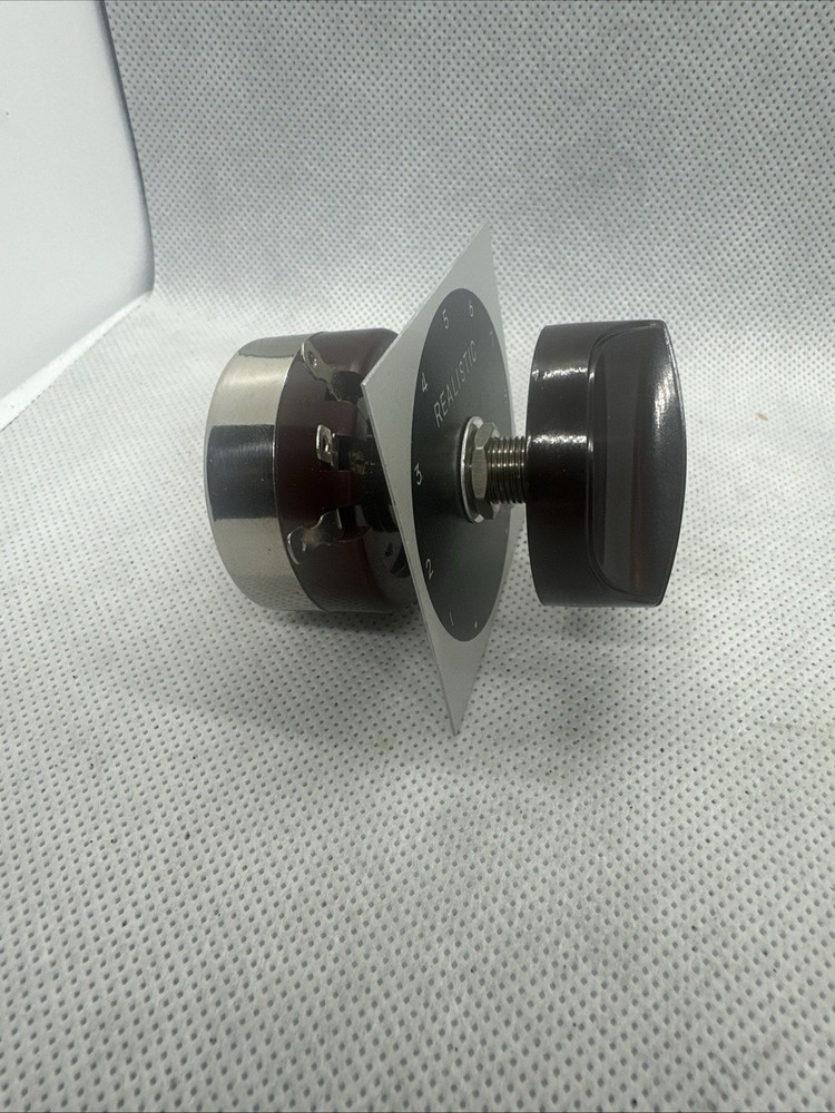 Vintage Realistic 8 Ohm Selector Control Knob NEW!