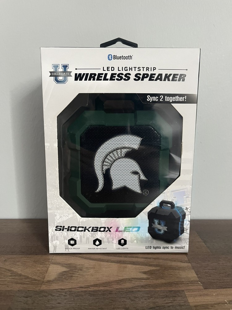 Michigan State Wireless Bluetooth Speaker New In Box