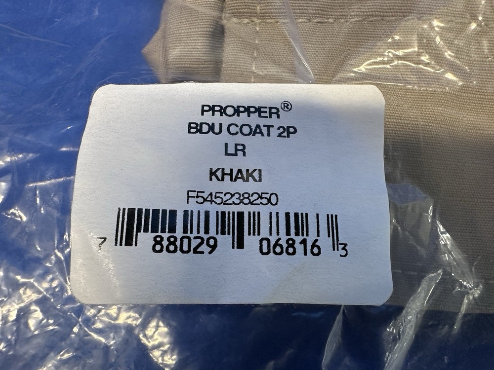 Propper BDU Coat 2P SIZE LR -Khaki