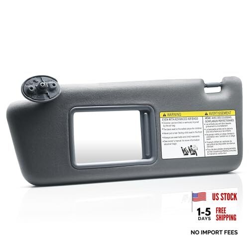 Sun Visor Driver Side Replacement Compatible with 2005 Left Tacoma Sun Visor