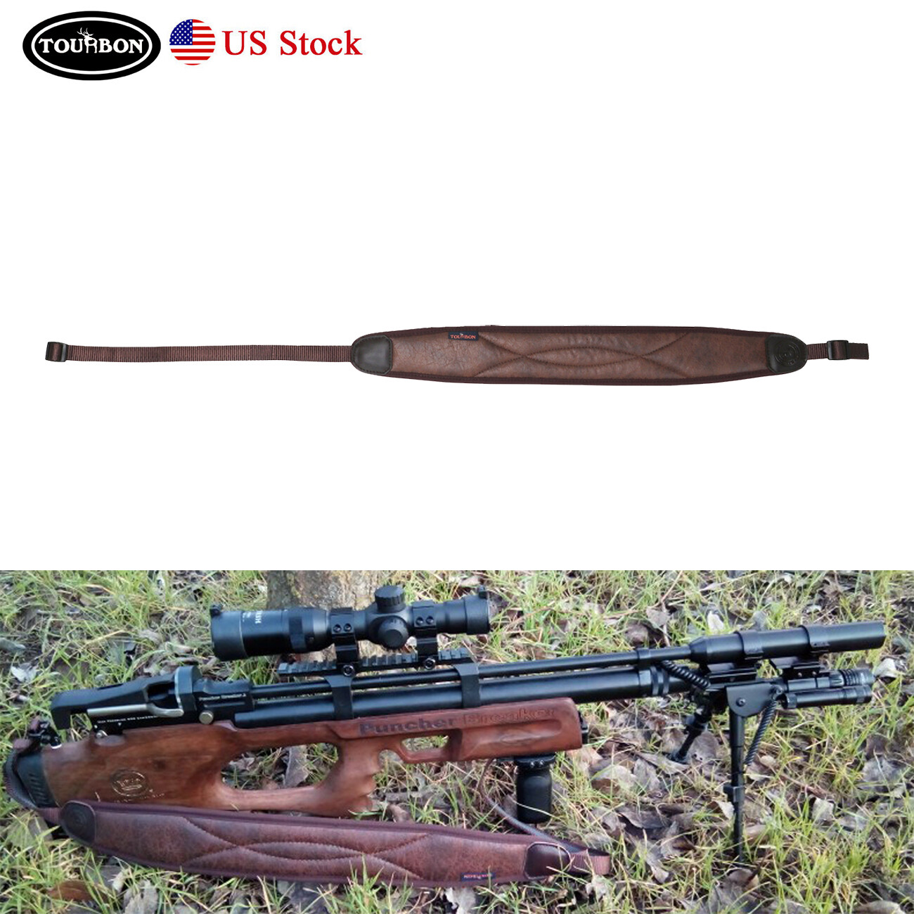 Tourbon Shooting Rifle Sling Shotgun Strap Soft Padded Antislip Gun Carrying USA