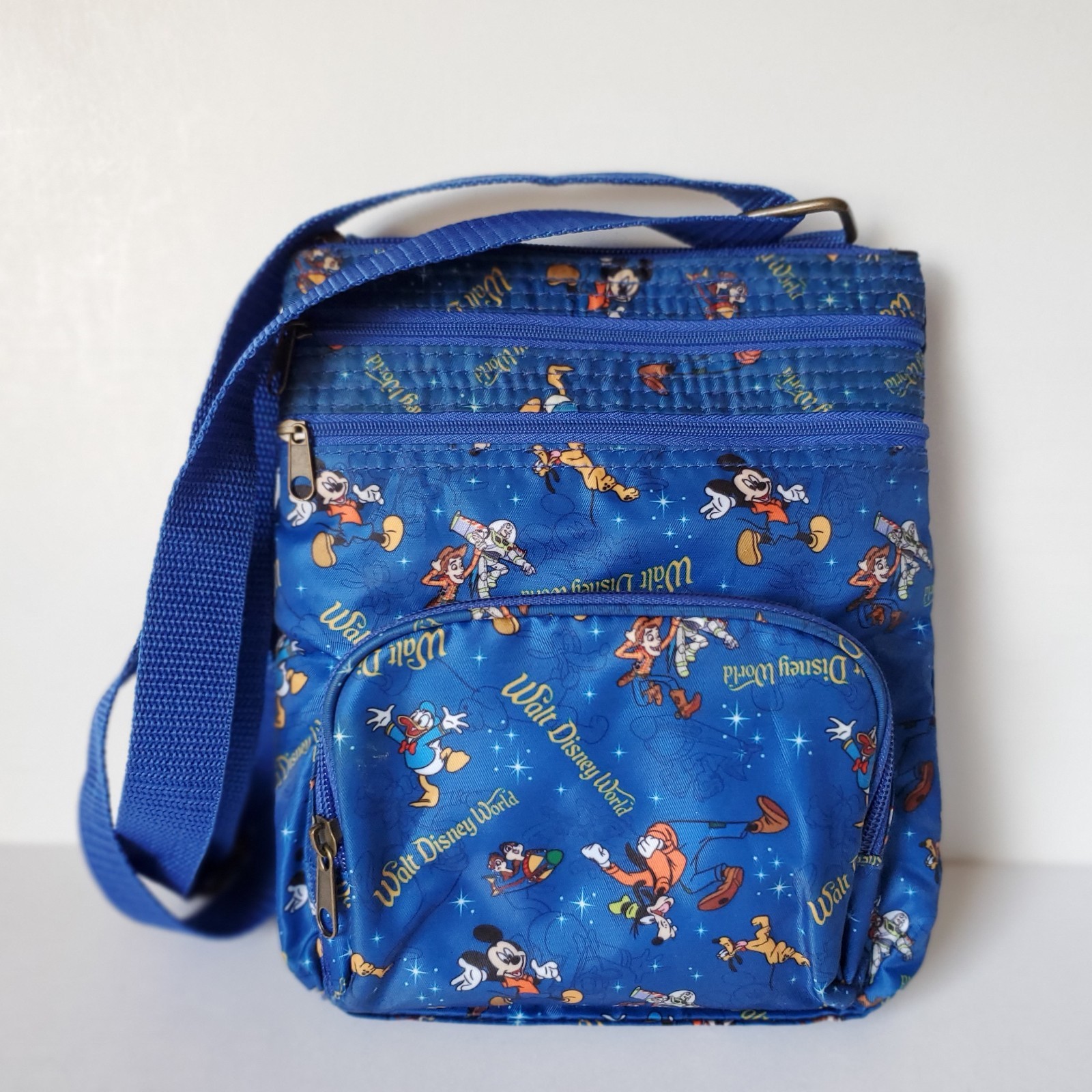 Disney Parks Authentic Original Mickey & Friends Crossbody Bag Purse Woody Goofy