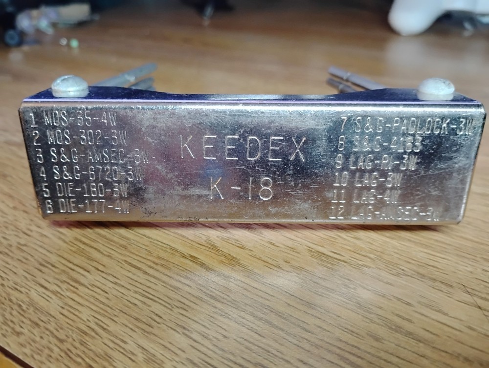 Keedex K-18 Locksmith Safe Combination Change Tool