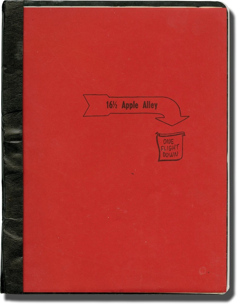 Doral Chenoweth 16 1/2 APPLE ALLEY Original script for the 1970 play #140185