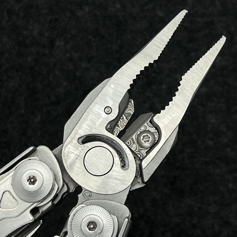 Damascus Replacement Wire Cutter Inserts For Leatherman Surge TTI Wave ARC P4 P2