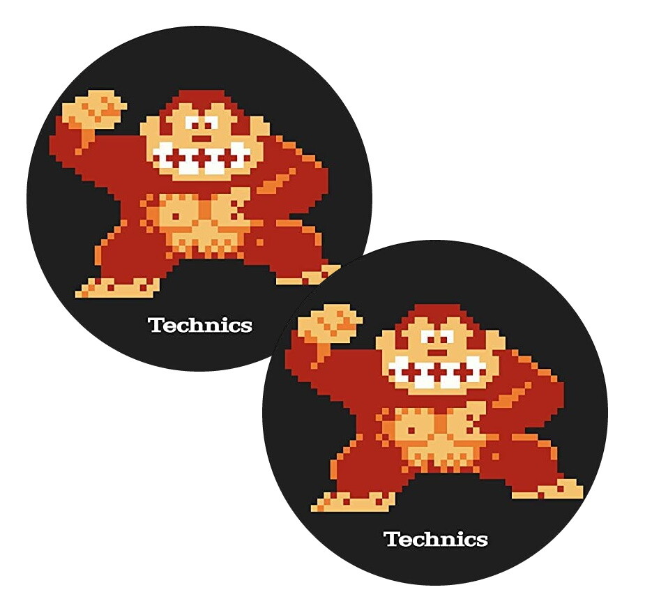 Technics Donkey Kong Slipmats Double Pack 1 Pair