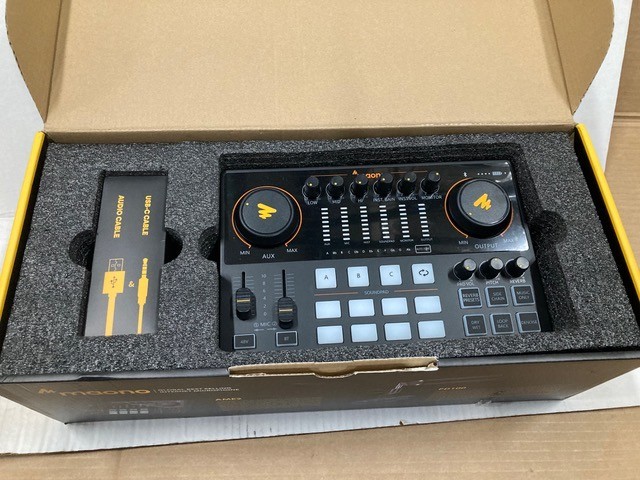 Maono Caster E2 Podcast Equipment Bundle with Dynamic Mic, Bluetooth, AME2C