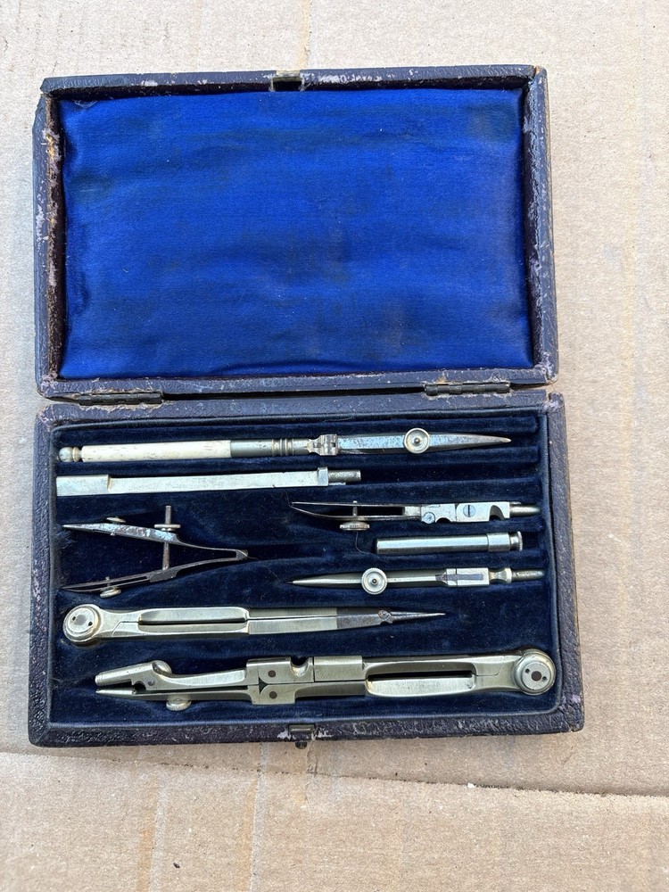 vintage technical drawing instruments
