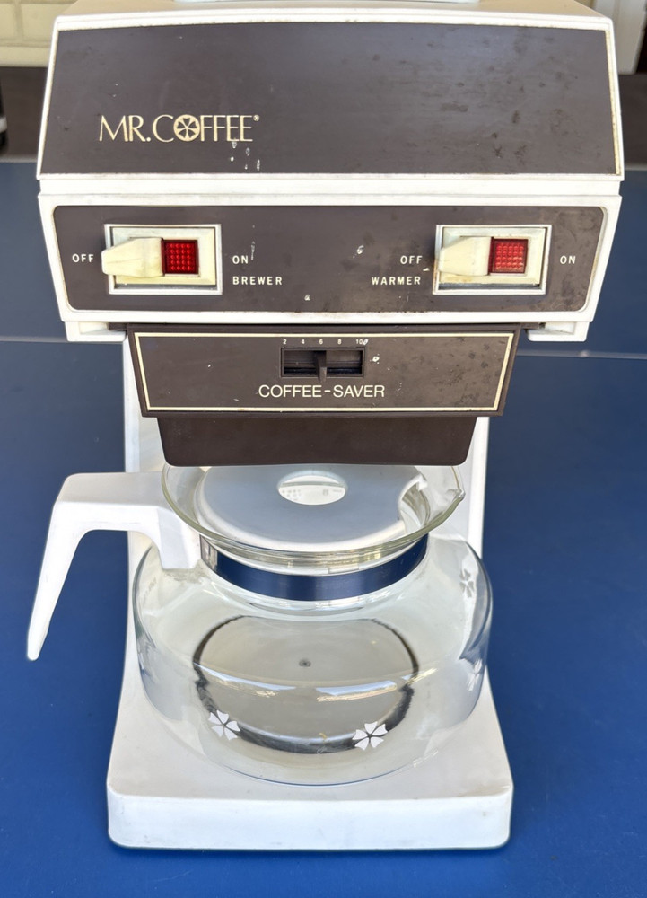 Vintage Mr Coffee 8 Cup Automatic Drip Coffee Maker