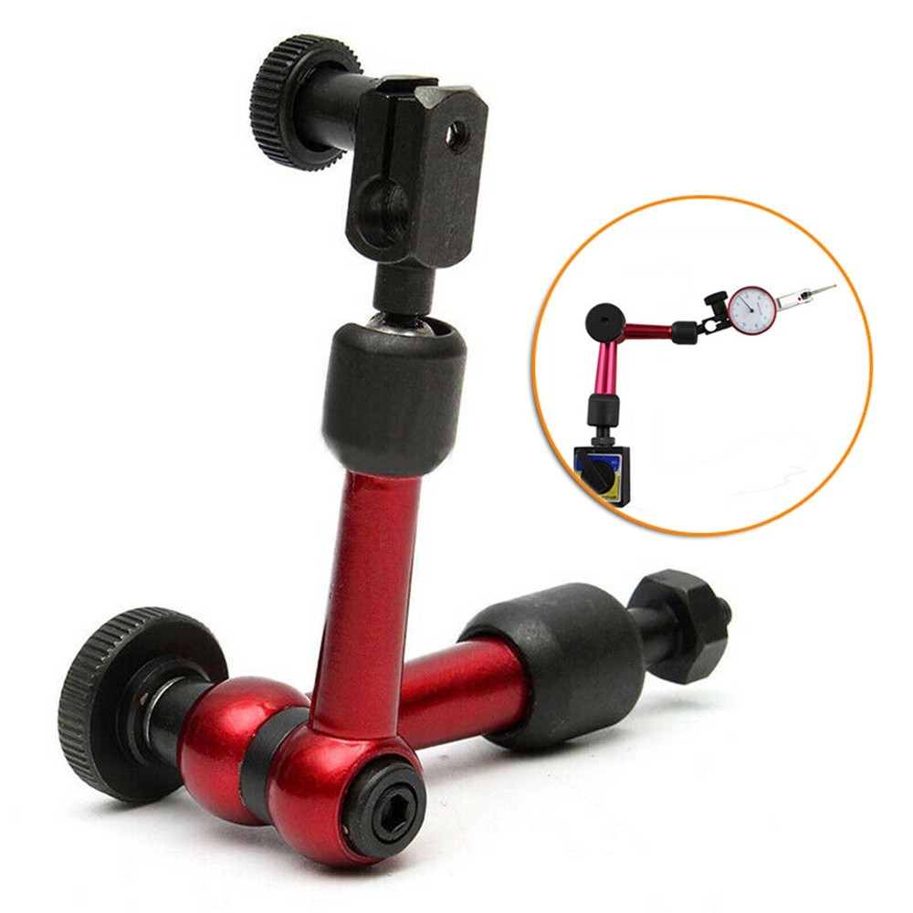 Magnetic Base Holder Stand for Dial Indicator Gauge with Adjustable Positioning