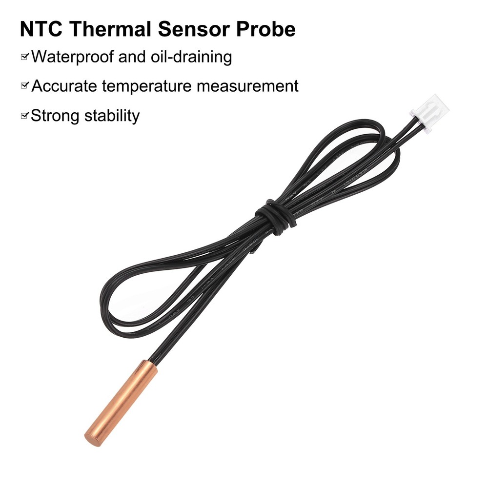 20K NTC Thermal Sensor Probe, 19.7" Cylindrical Sensitive Temp Sensor