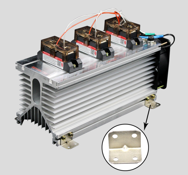 FULRD industrial three-phase solid state relay H3400ZF 400A radiator