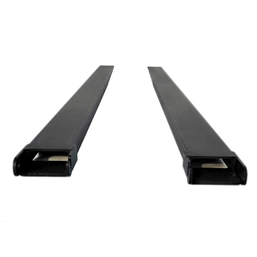 10FT Industrial Forklift Fork Extensions Black | All-Welded Steel | 6,600 lb