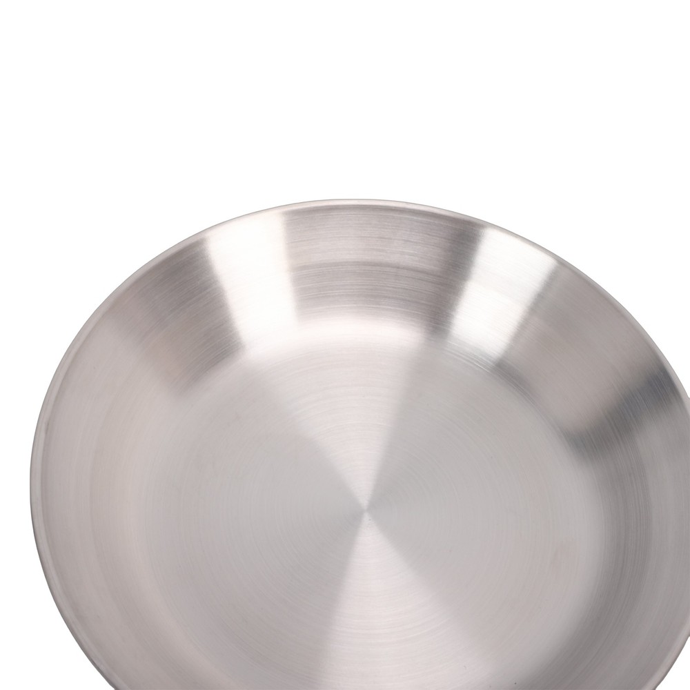 Portable Stainless Steel Camping Tableware Set Double-layer Cup Thickened Bowl