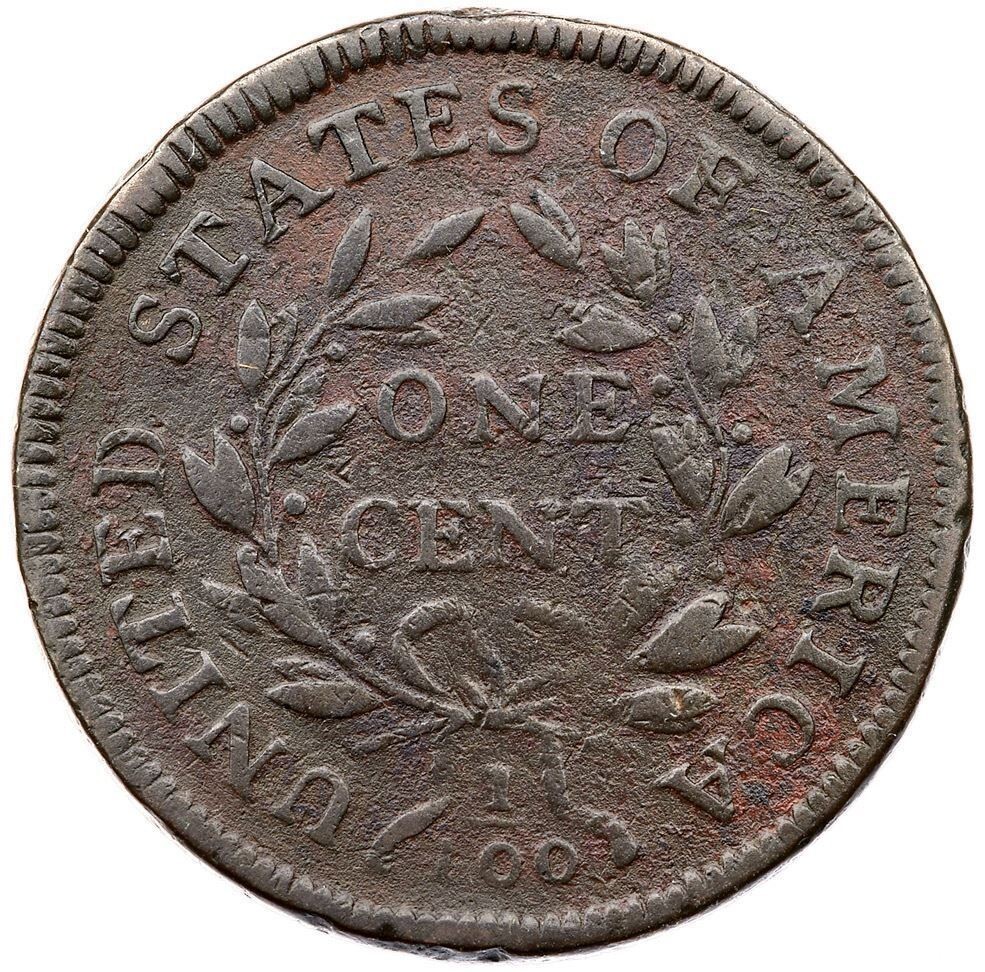 1797 NC-2 R-6 Draped Bust Large Cent Coin 1c
