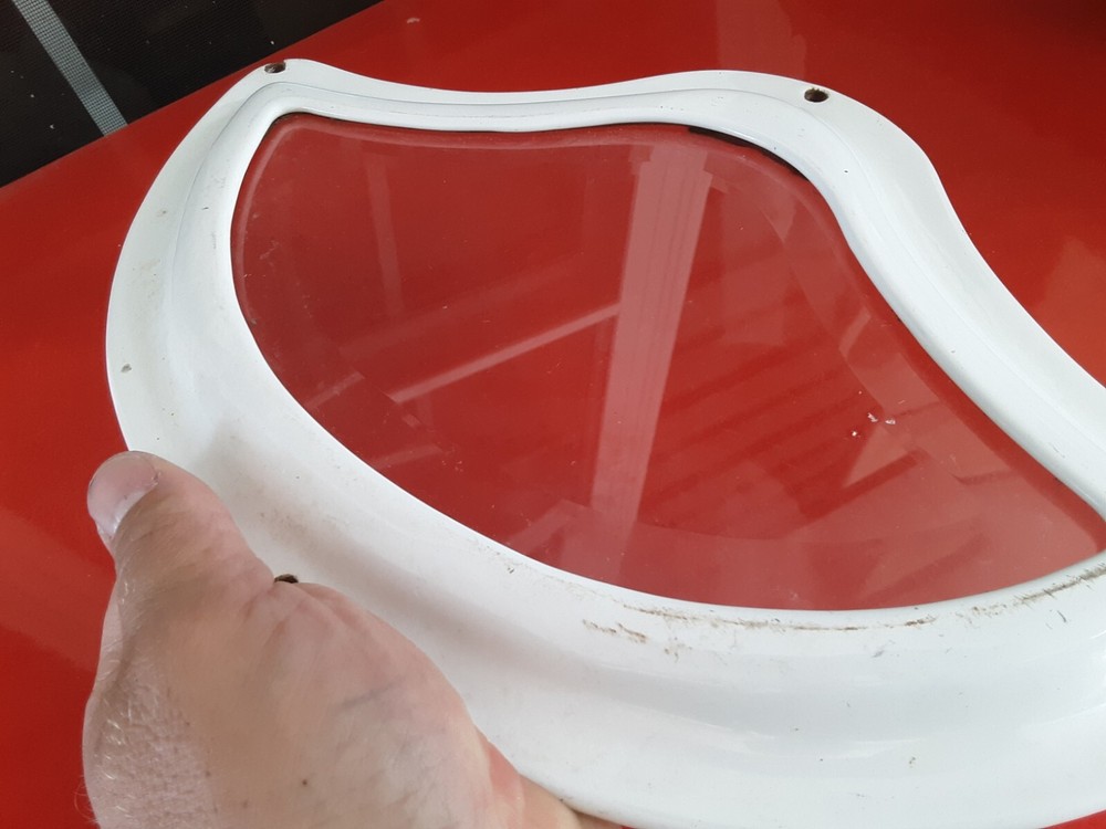 Vintage Porcelain Store Scale Window