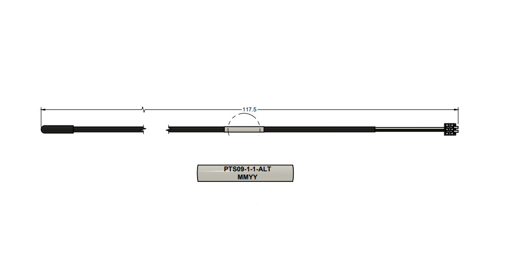 Delfeild 2194808 Replacement Probe, Thermostat, Defrost Genuine OEM Sensor