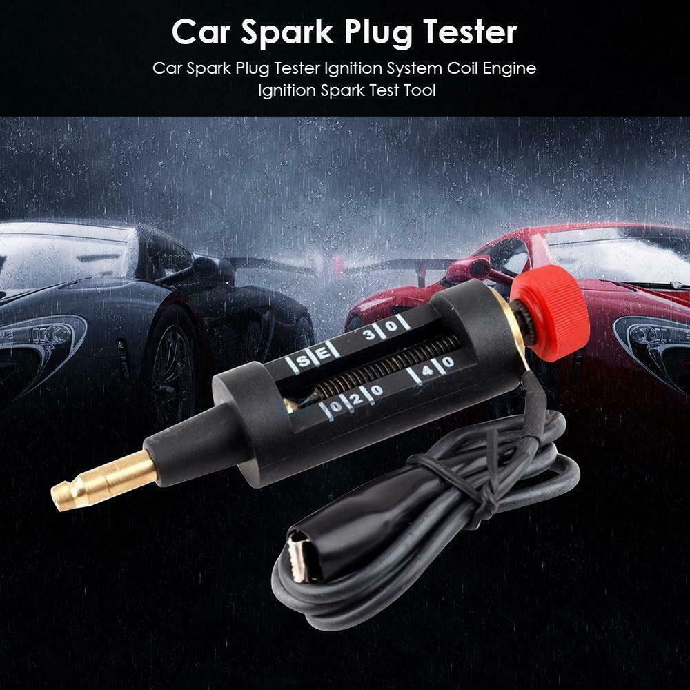 Spark Plug Tester Car Tool Ignition Diagnostic Adjustable Wire Circuit Coil Tool